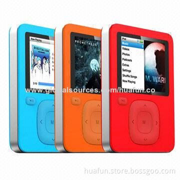 Multi-color MP4 Players, 1.8-inch TFT Display, Playback is >20 Hours, Up to 32GB Memory